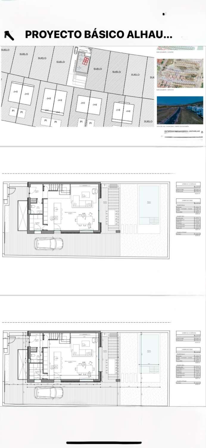 Plot with project for semi-detached house in La Capellania