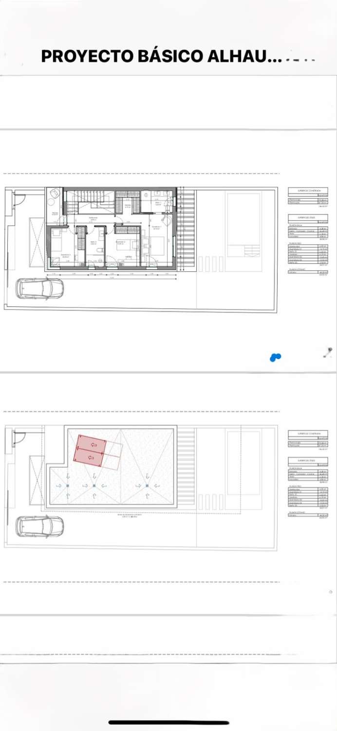 Plot with project for semi-detached house in La Capellania